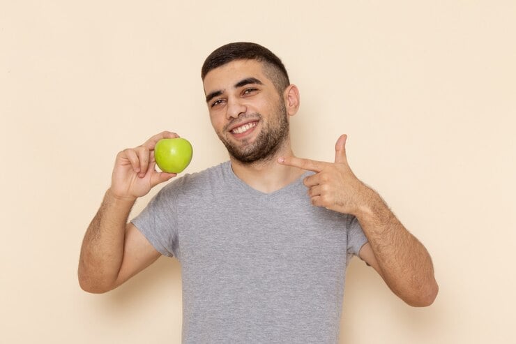 Man smiling