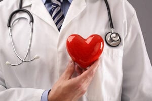 Man pick a heart