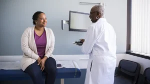 Doctor checking patient
