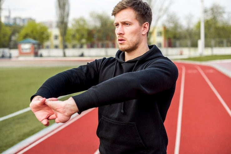 Man doing exercise